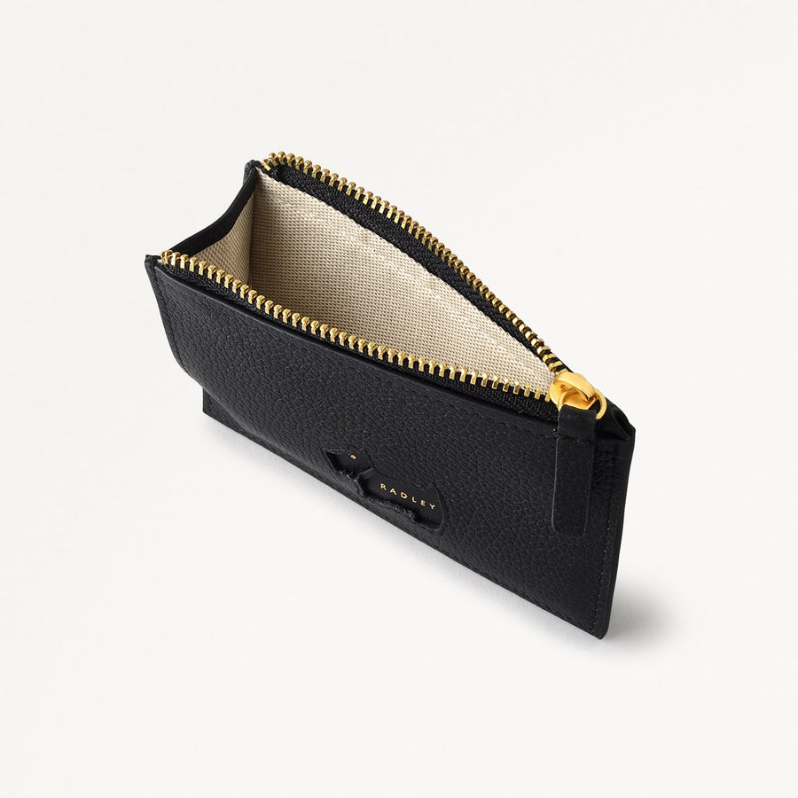 Radley Cookie Cutter - Protect Leather Small Ziptop Coin Purse in Black - 111643