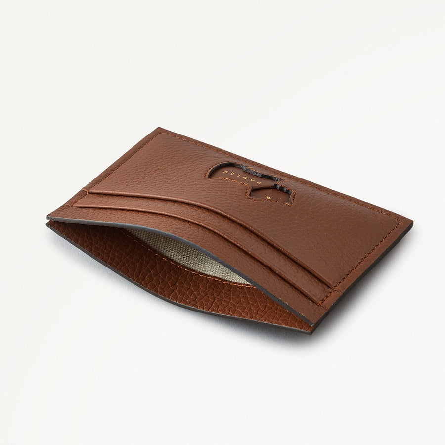 Radley Cookie Cutter - Protect Leather Small Card Holder in Indus Tan - 111644