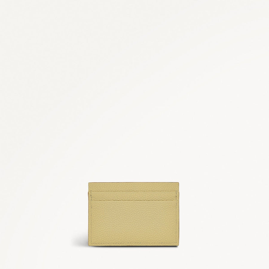 Radley Cookie Cutter - Protect Leather Small Card Holder in Scuffed Lemon - 111645