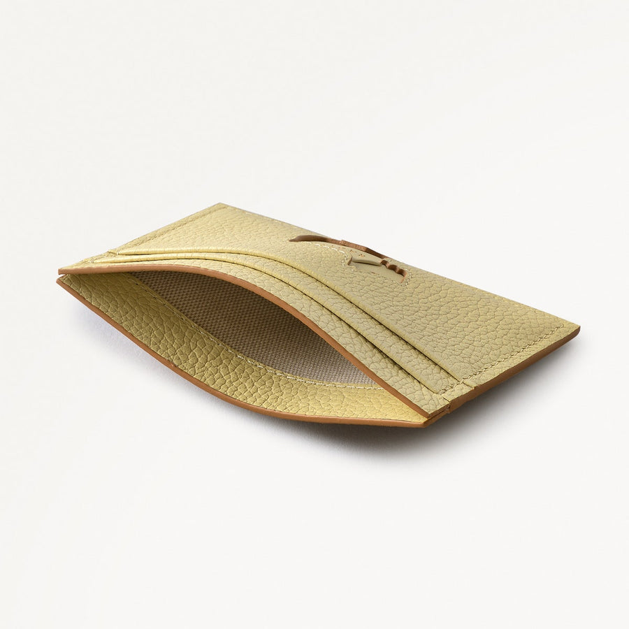 Radley Cookie Cutter - Protect Leather Small Card Holder in Scuffed Lemon - 111645