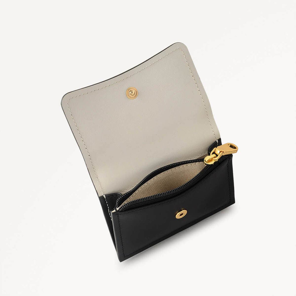 Selsey Street Leather Small Coin Purse in Black - 111647