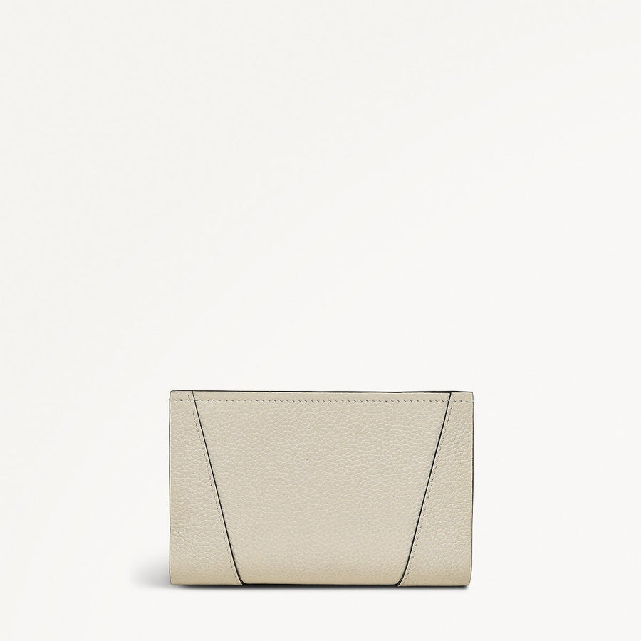 Kendal Terrace Leather Medium Bifold Wallet in Chalk - 111655