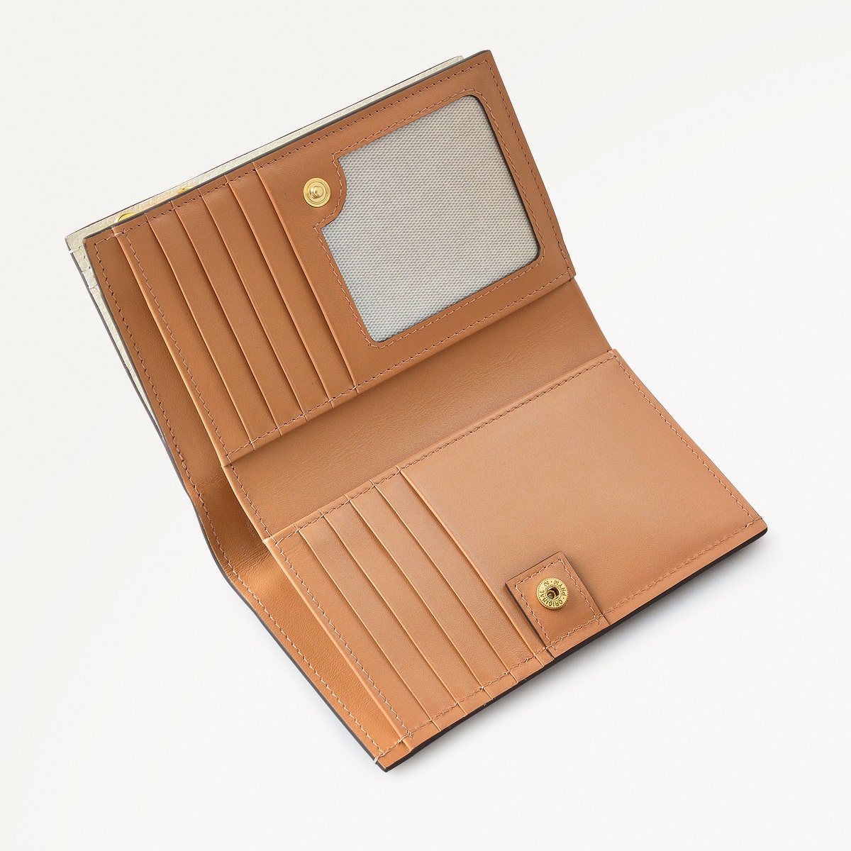 Kendal Terrace Leather Medium Bifold Wallet in Chalk - 111655