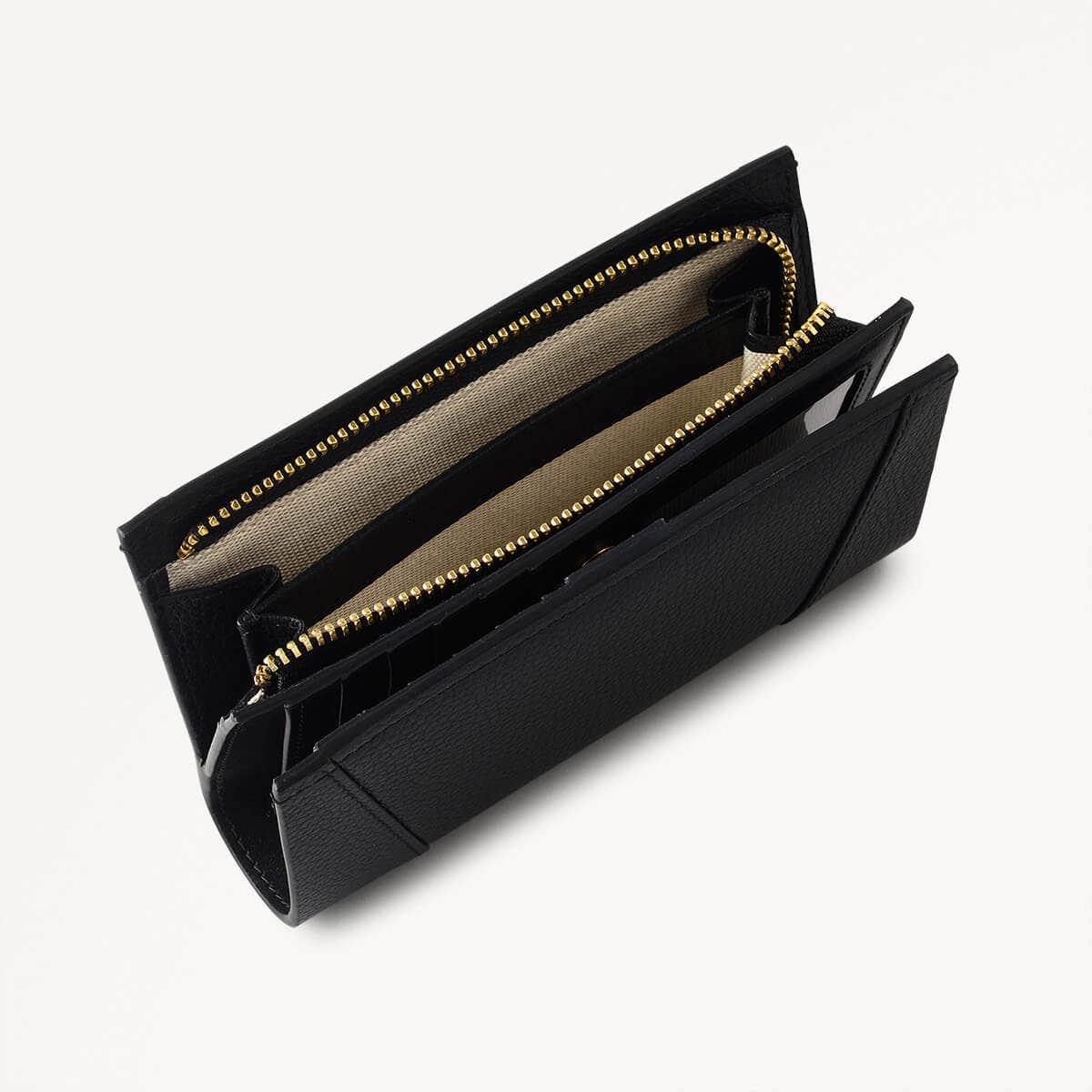 Kendal Terrace Leather Medium Bifold Wallet in Black - 111656