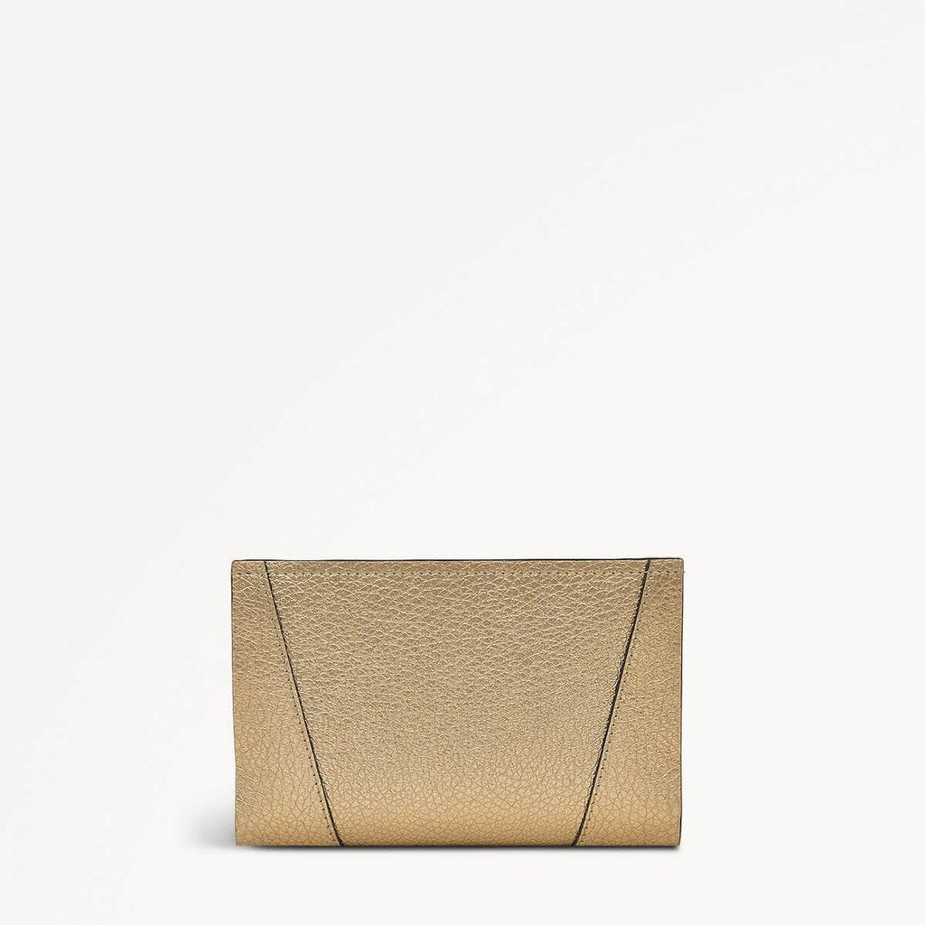 Kendal Terrace Leather Medium Bifold Wallet in Icy Gold - 111657