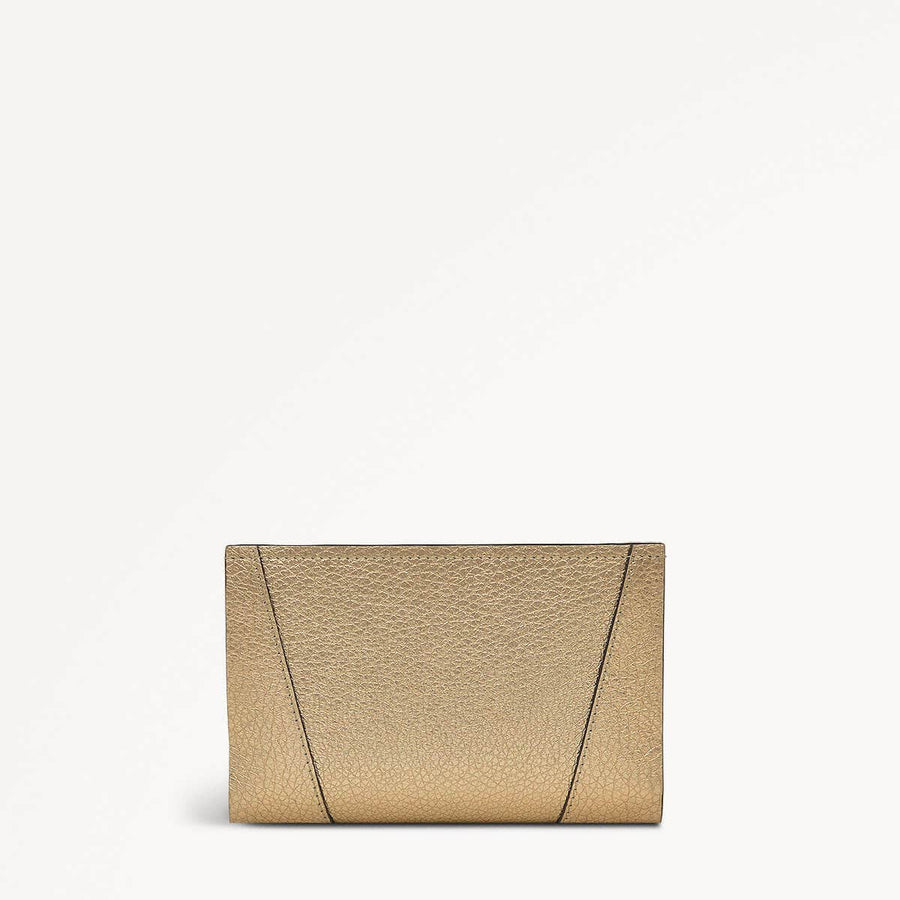 Kendal Terrace Leather Medium Bifold Wallet in Icy Gold - 111657