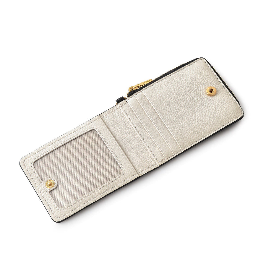 Bishops Lane Leather Small Ziptop Coin Purse in Black - 111662