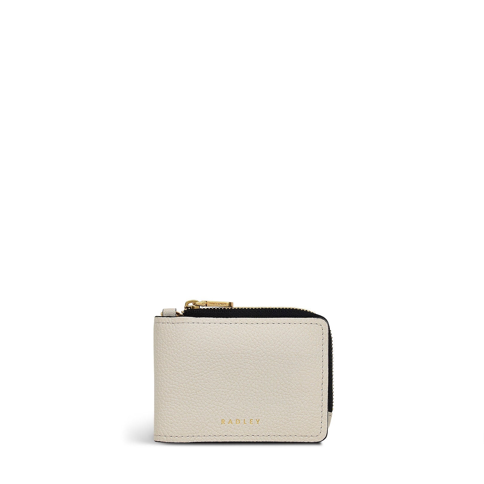 Bishops Lane Leather Small Ziptop Coin Purse in Chalk - 111663