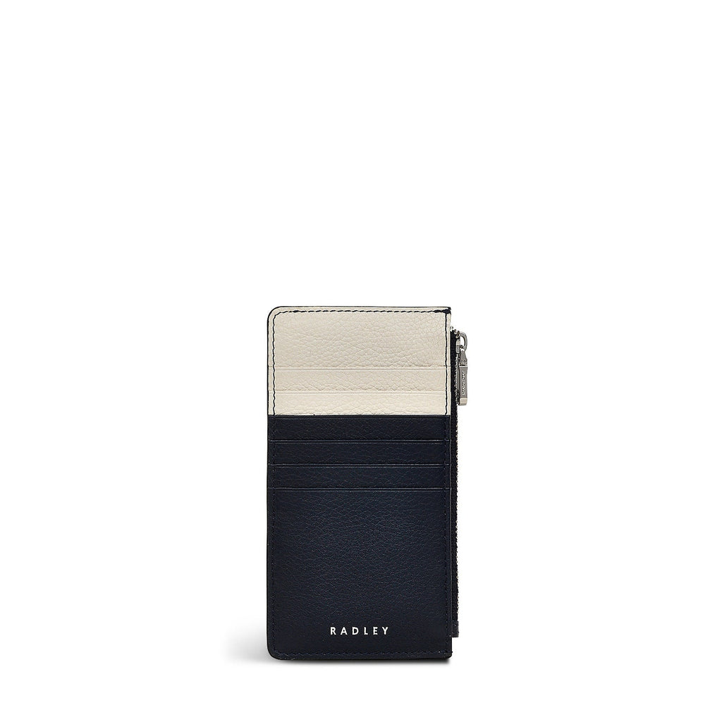 Bishops Lane Leather Medium Ziptop Coin Purse in Ink - 111665