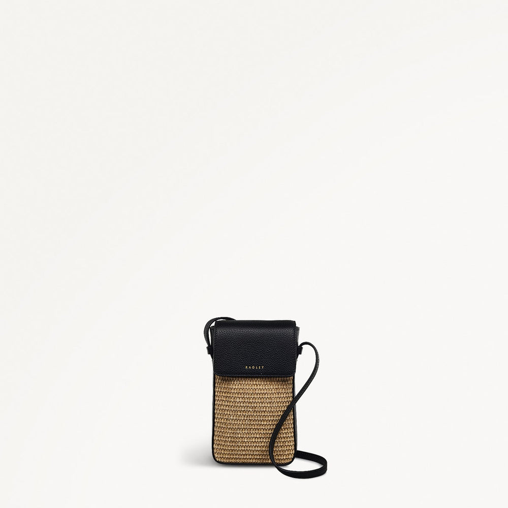 Bishops Lane - Straw Medium Phone Cross Body Bag - OSE11748