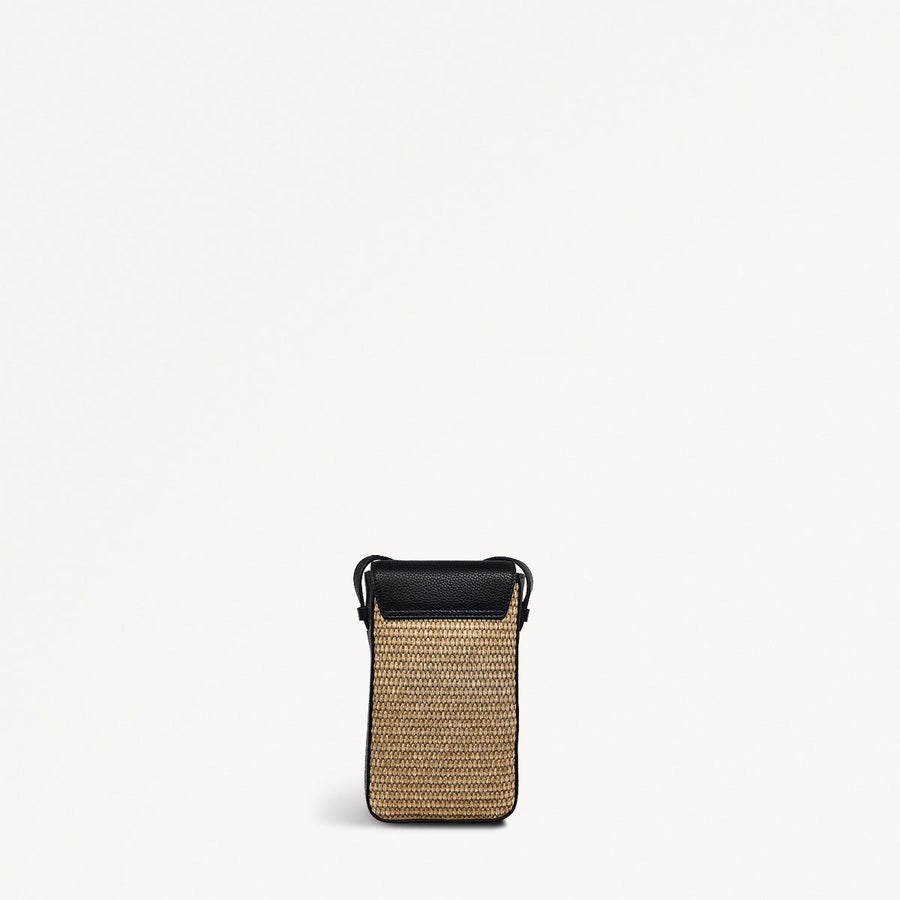 Bishops Lane Fabric Medium Phone Cross Body Bag in Black - 111666