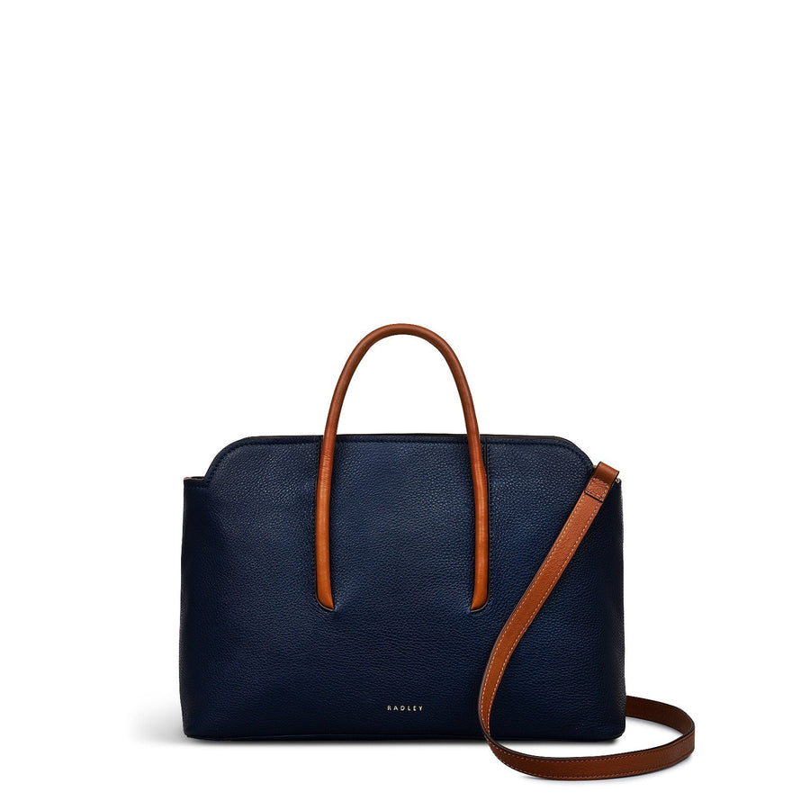 Grainger Way - Colour Block Medium Ziptop Grab Bag - OHE10502