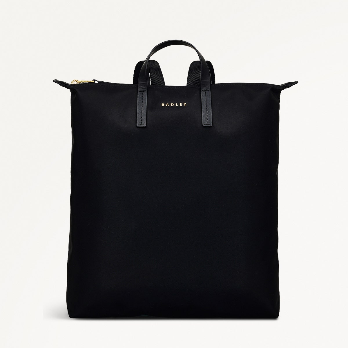 Windsor Lane Fabric Large Ziptop Backpack in Black - 111690