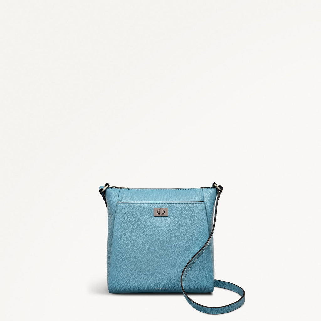 Brook Avenue Fabric Small Ziptop Cross Body Bag in Cameo - 111694