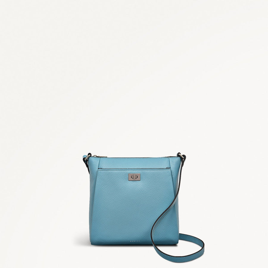 Brook Avenue Fabric Small Ziptop Cross Body Bag in Cameo - 111694