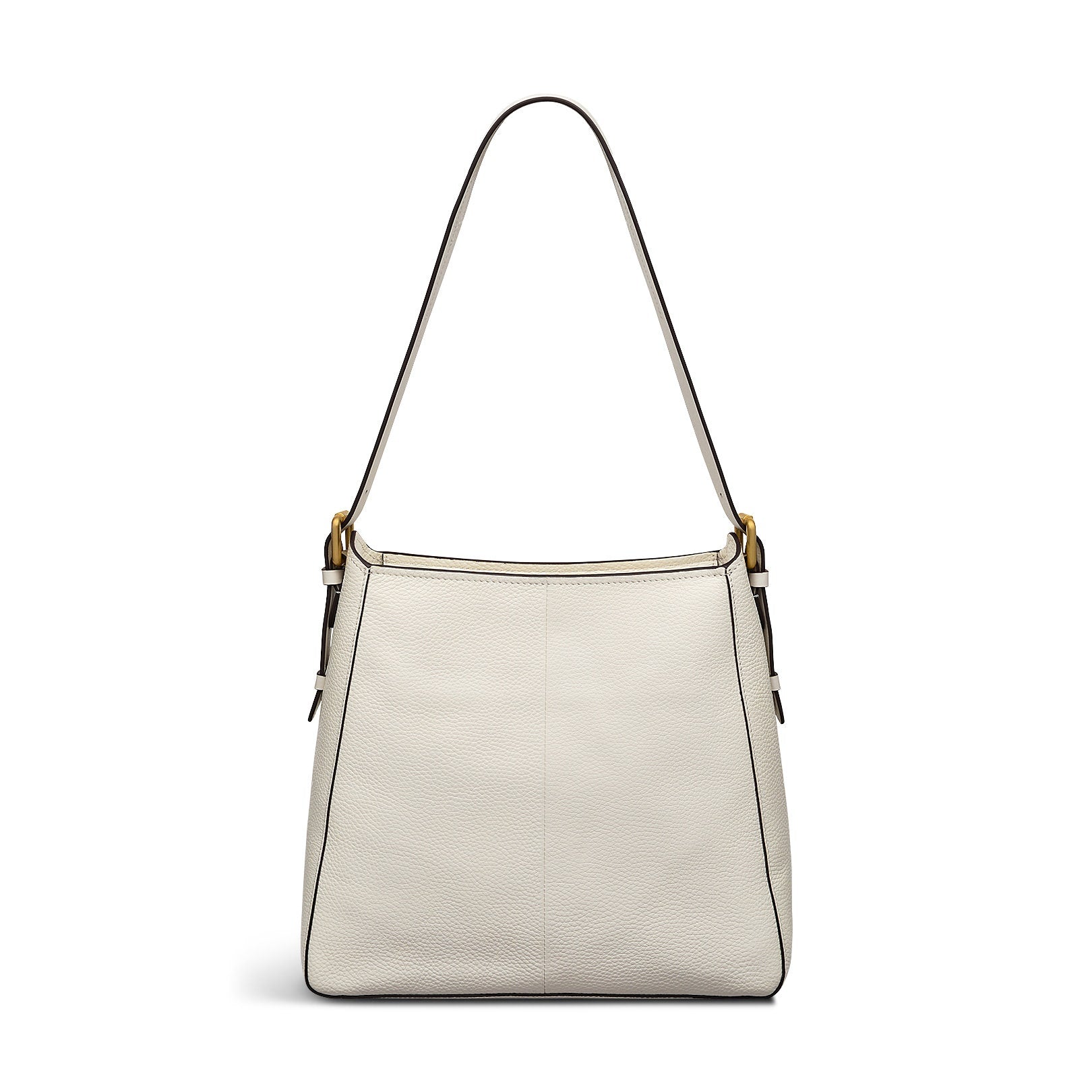 Brook Avenue Fabric Medium Ziptop Shoulder Bag in Chalk - 111699