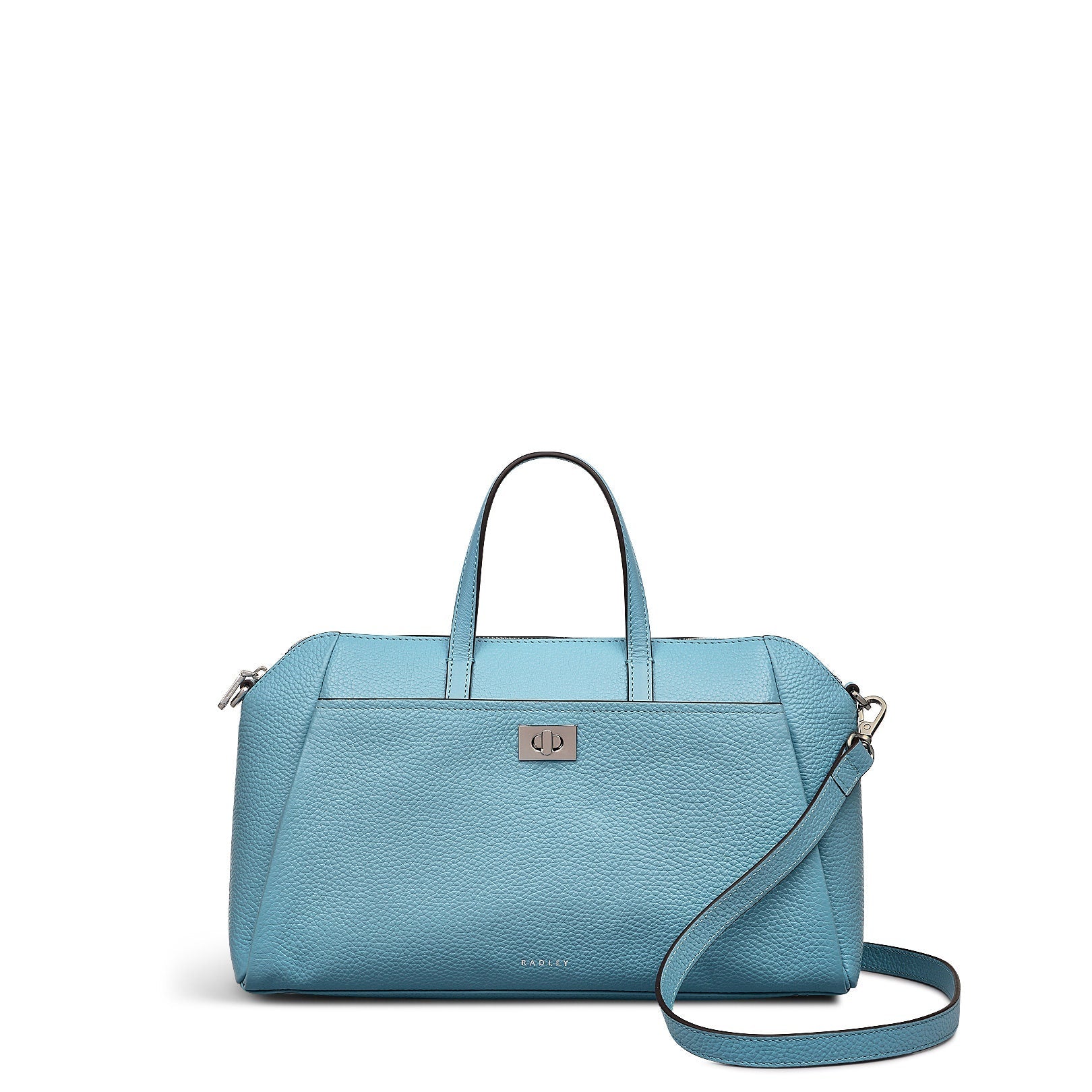 Brook Avenue Fabric Small Ziptop Grab Bag in Cameo - 111705