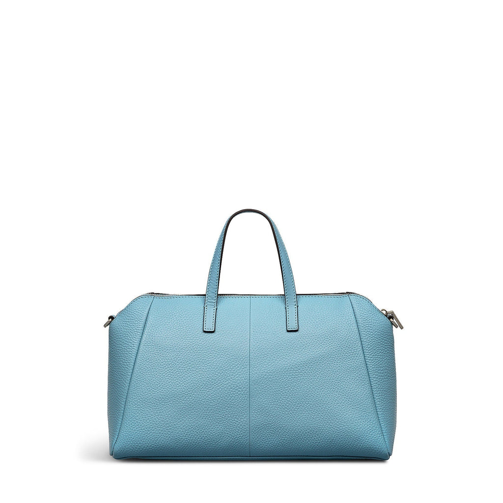 Brook Avenue Fabric Small Ziptop Grab Bag in Cameo - 111705