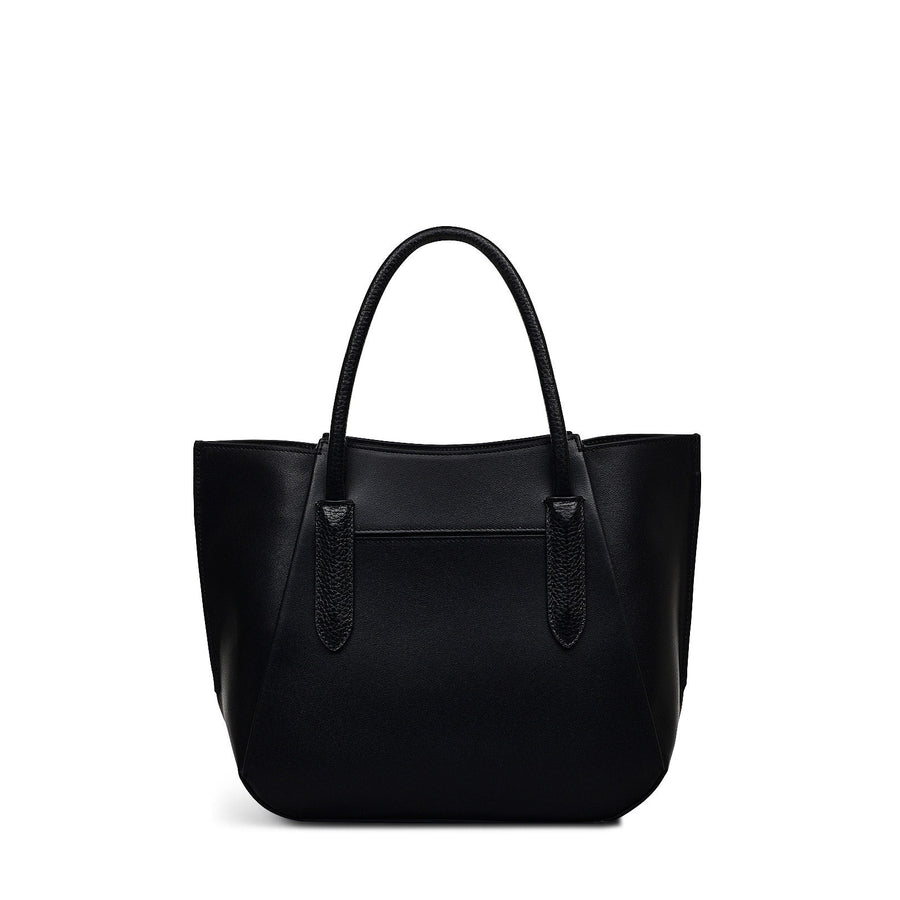 Liverpool Street 2.0 Fabric Medium Ziptop Grab Bag in Black - 111706