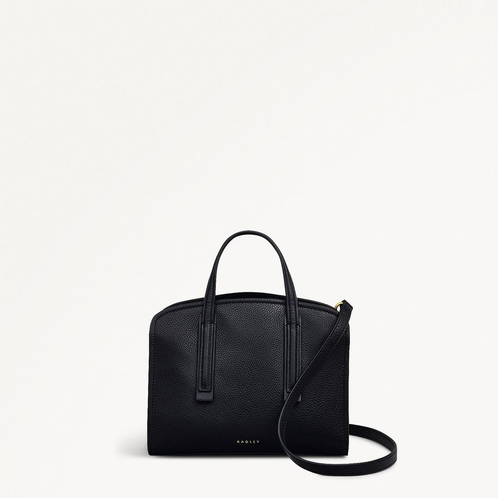 Arragon Row Fabric Small Zip Around Grab Bag in Black - 111710