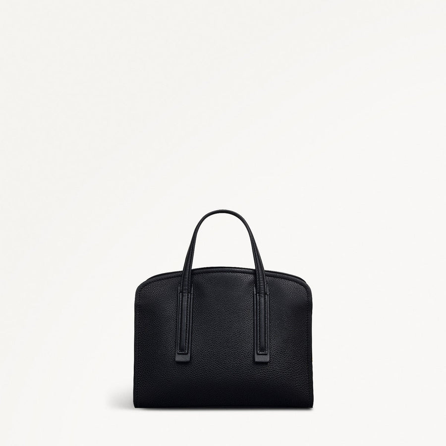 Arragon Row Fabric Small Zip Around Grab Bag in Black - 111710