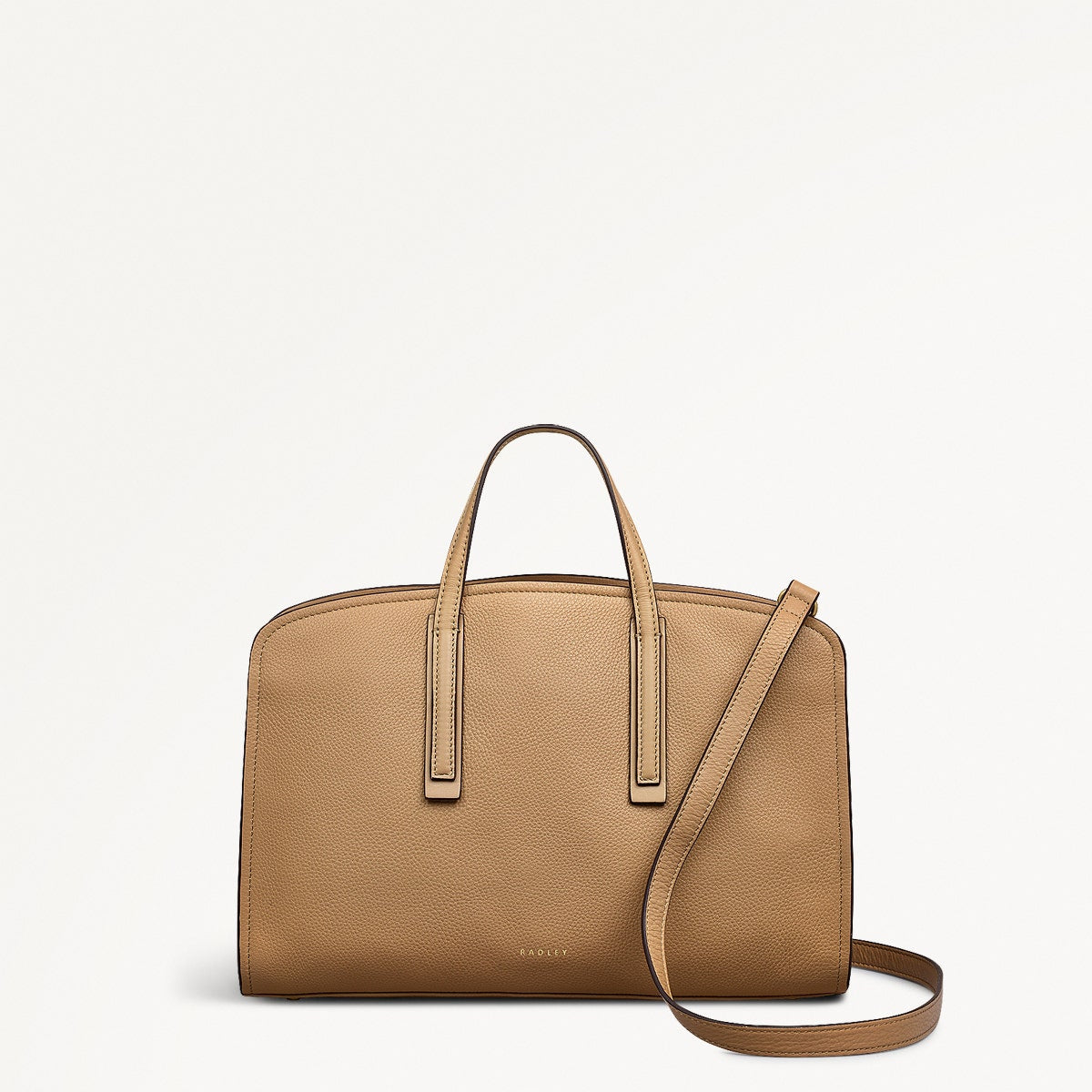 Arragon Row Fabric Medium Zip Around Grab Bag in Biscuit - 111715