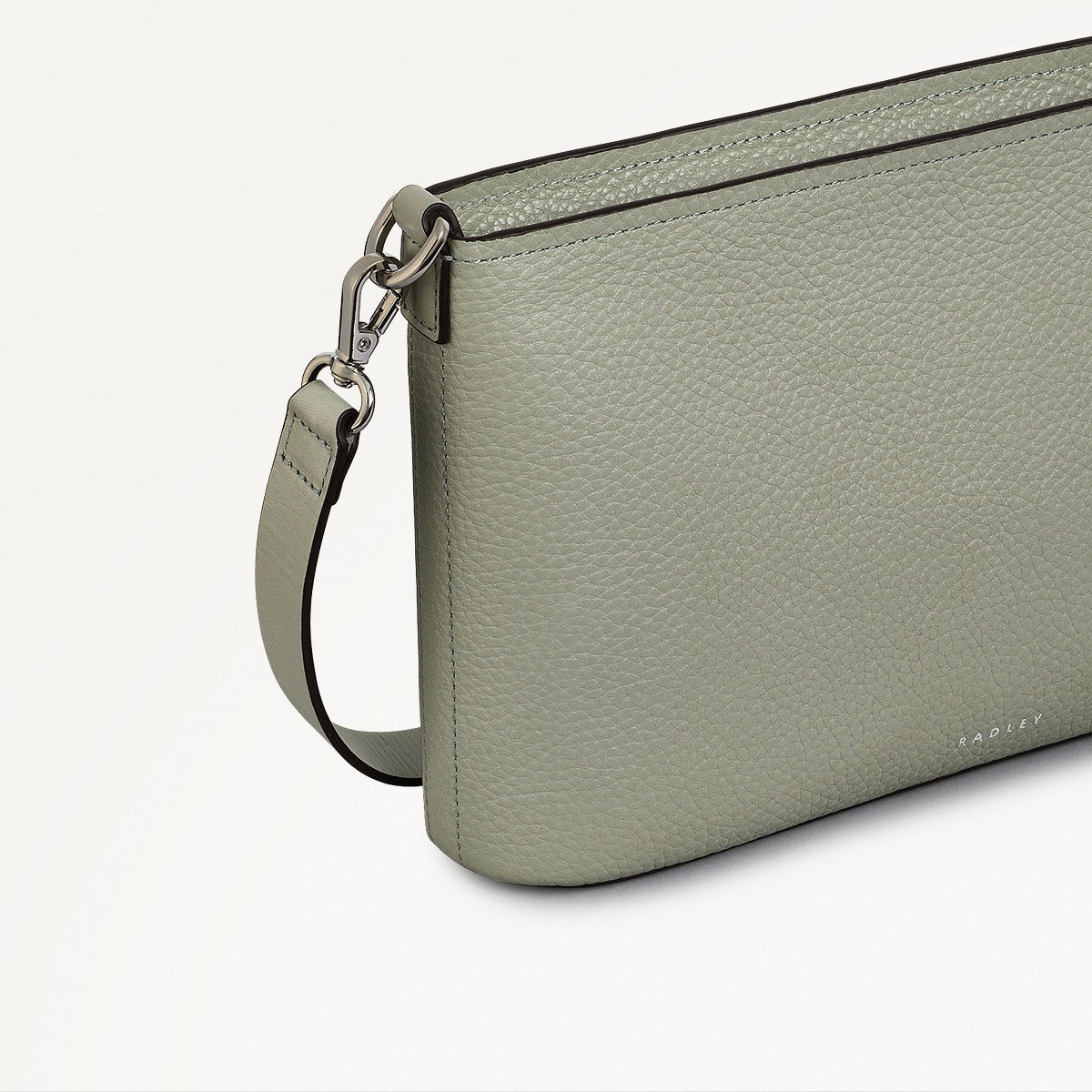 Newton Avenue Fabric Small Ziptop Cross Body Bag in Drizzle - 111721