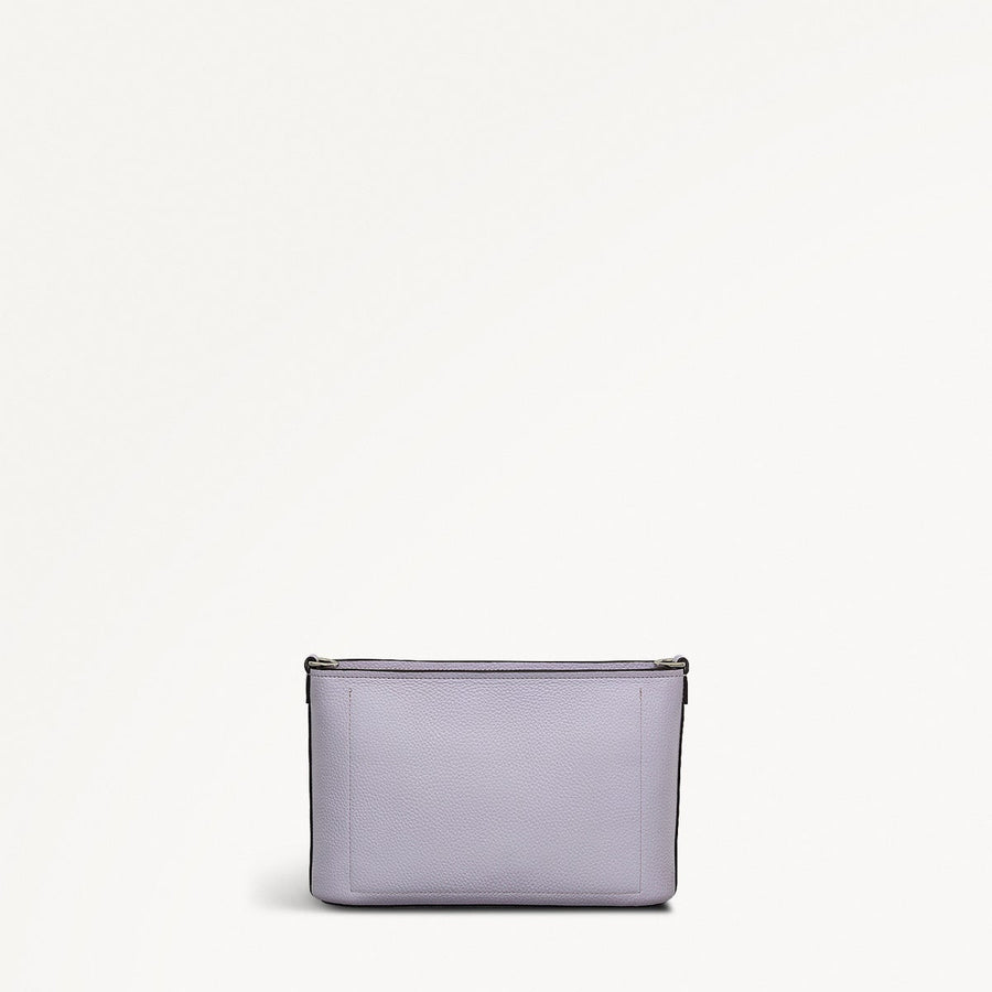 Newton Avenue Fabric Small Ziptop Cross Body Bag in Bellflower - 111722