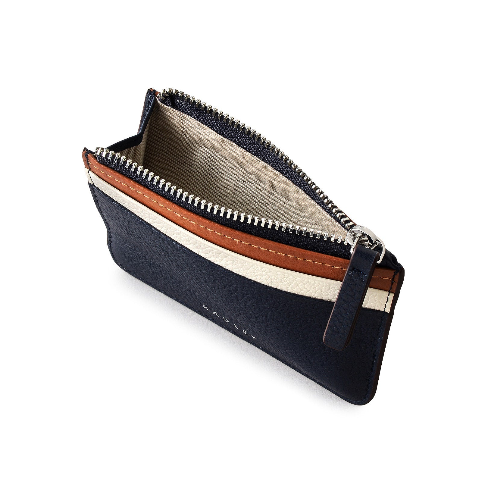 Grainger Way Leather Small Ziptop Coin Purse in Ink - 111724