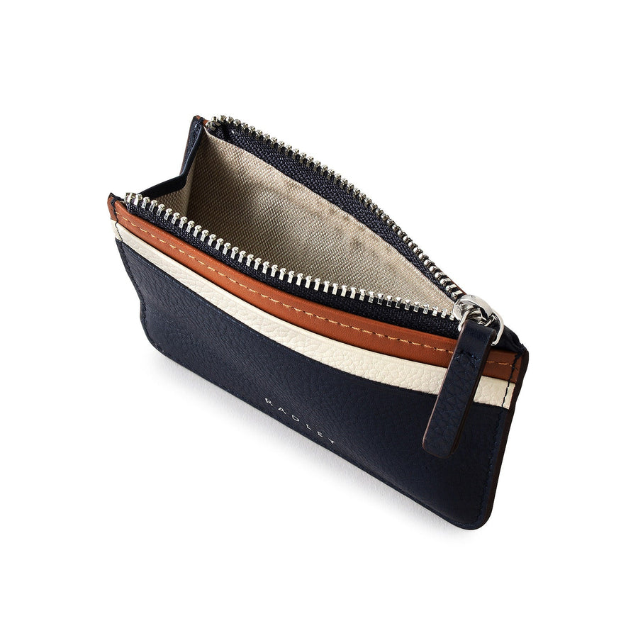 Grainger Way Leather Small Ziptop Coin Purse in Ink - 111724