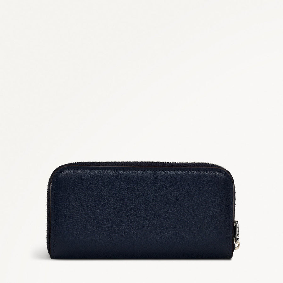 Grainger Way Leather Medium Zip Around Wallet in Ink - 111726