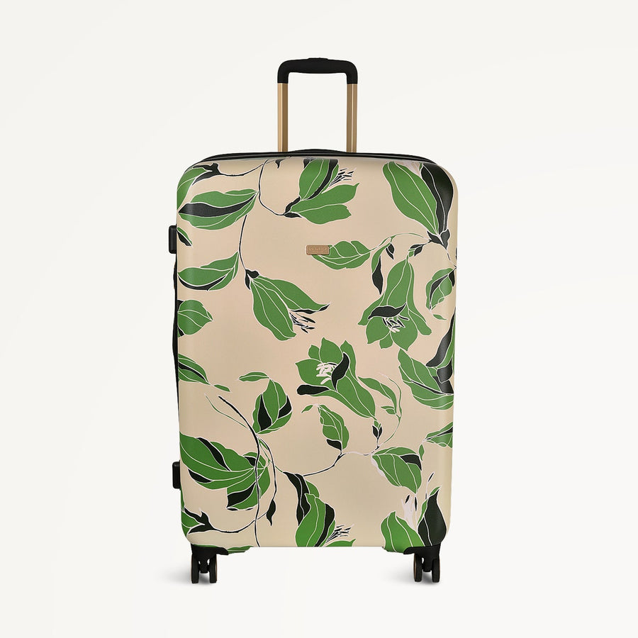 Southwell Gardens 4 Wheel Large Suitcase in Stone  - 111734