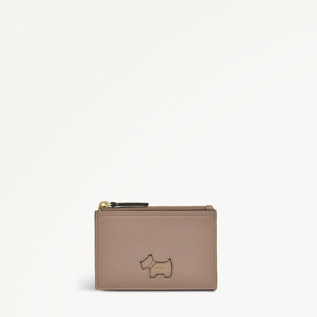 Radley Cookie Cutter - Protect Leather Small Ziptop Coin Purse in Latte - 111747