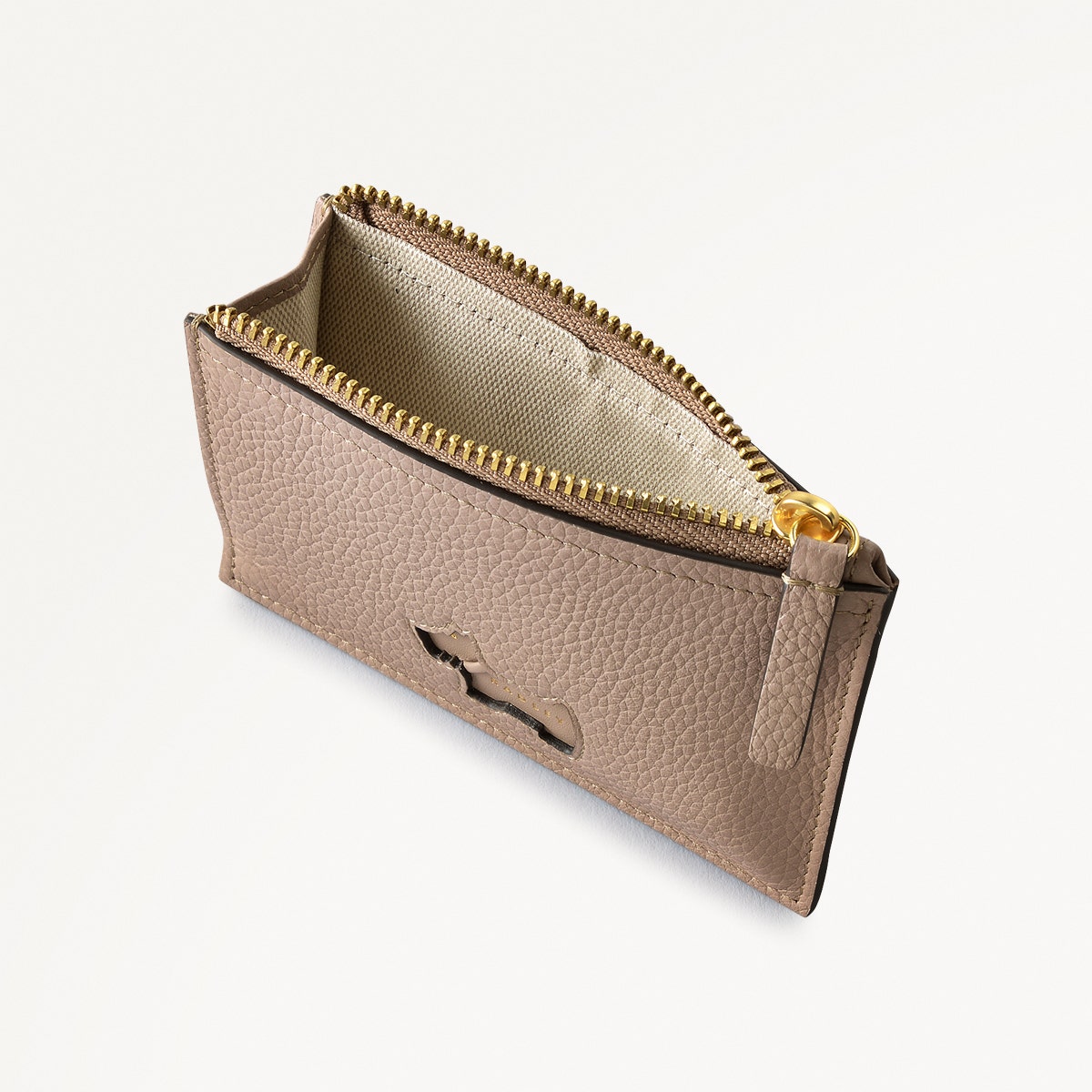 Radley Cookie Cutter - Protect Leather Small Ziptop Coin Purse in Latte - 111747