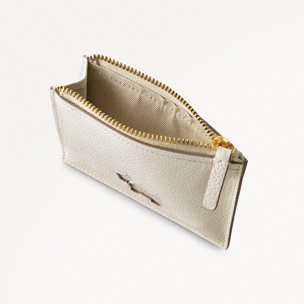 Radley Cookie Cutter - Protect Leather Small Ziptop Coin Purse in Chalk - 111748