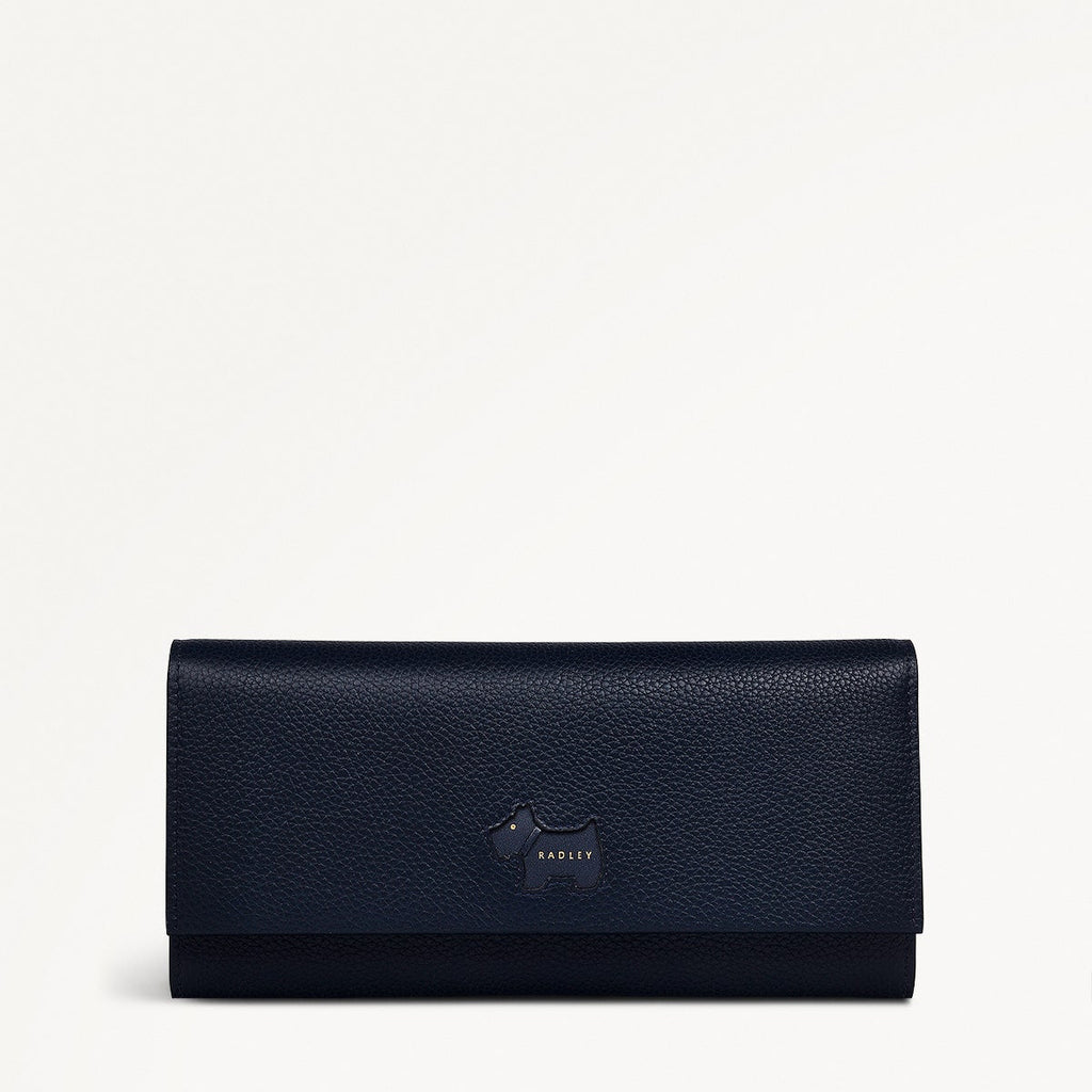 Radley Cookie Cutter - Protect Leather Large Flapover Wallet in Ink - 111750