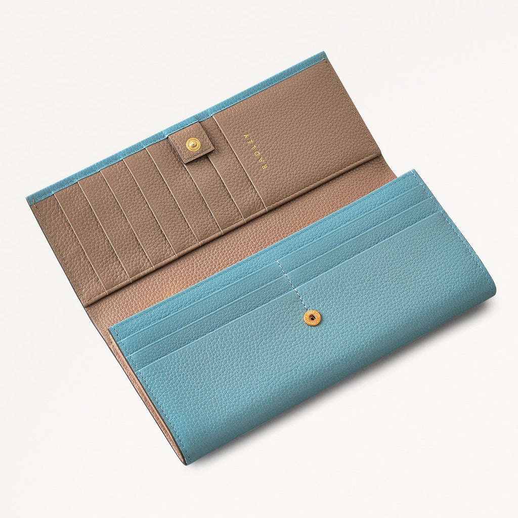 Radley Cookie Cutter - Protect Leather Large Flapover Wallet in Cameo - 111751