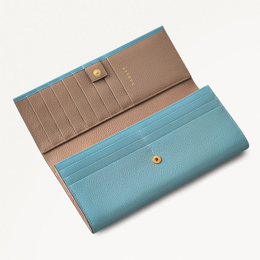 Radley Cookie Cutter - Protect Leather Large Flapover Wallet in Cameo - 111751