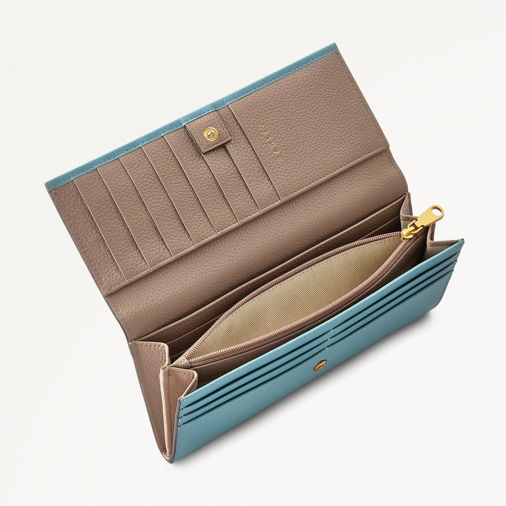 Radley Cookie Cutter - Protect Leather Large Flapover Wallet in Cameo - 111751