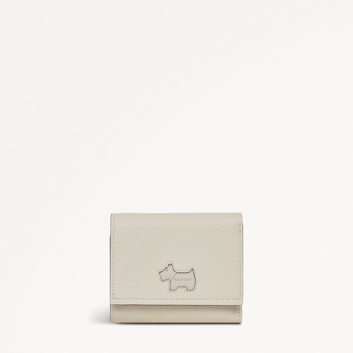 Radley Cookie Cutter - Protect Leather Small Flapover Wallet in Chalk - 111752