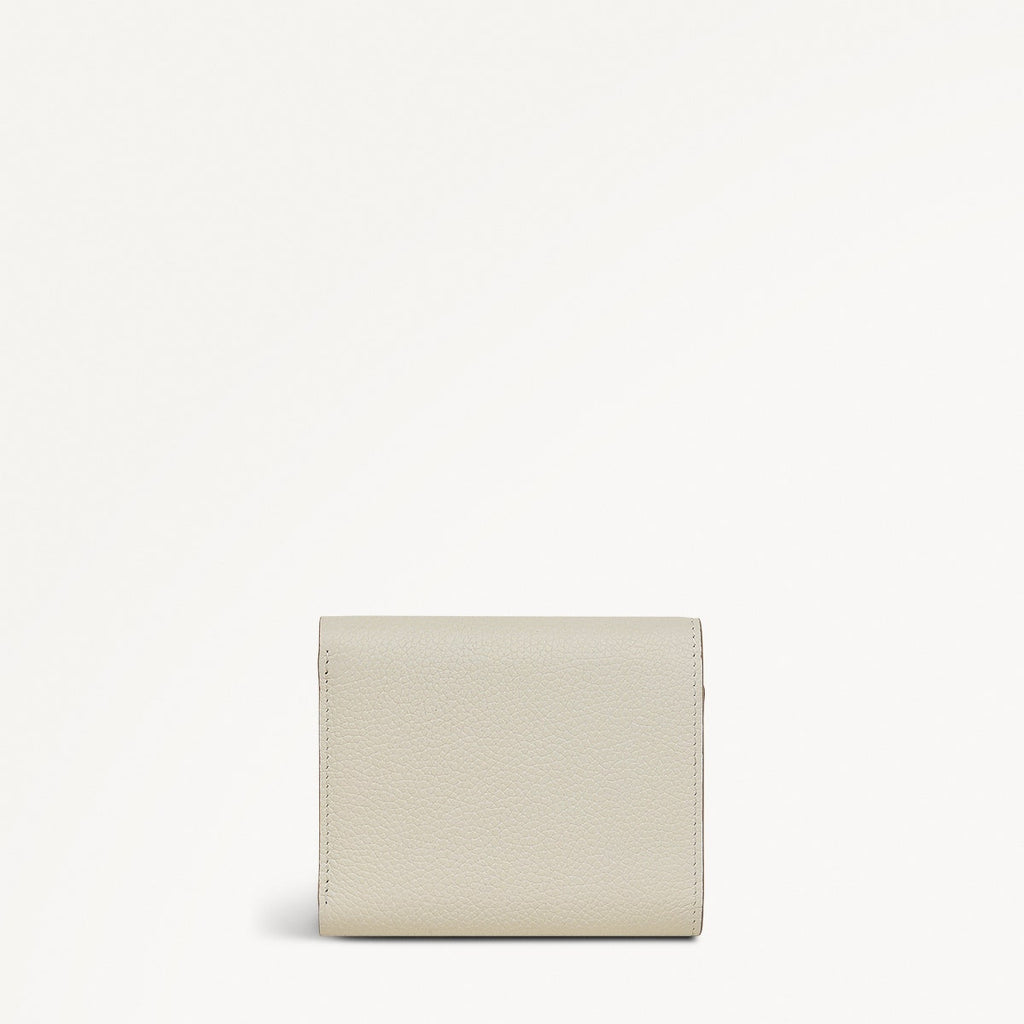 Radley Cookie Cutter - Protect Leather Small Flapover Wallet in Chalk - 111752