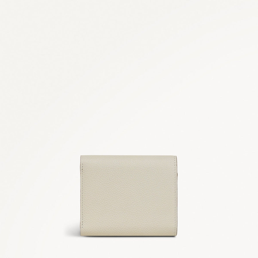 Radley Cookie Cutter - Protect Leather Small Flapover Wallet in Chalk - 111752