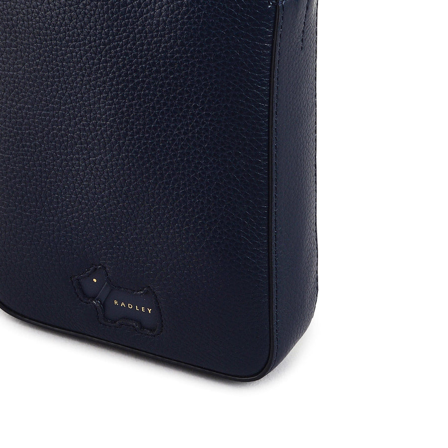 Radley Cookie Cutter - Protect Leather Medium Phone Cross Body Bag in Ink - 111755