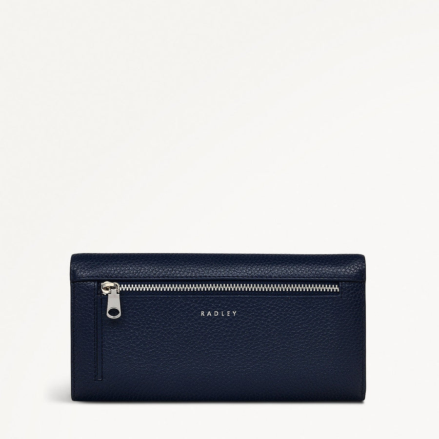 Brook Avenue Leather Large Flapover Wallet in Ink - 111762