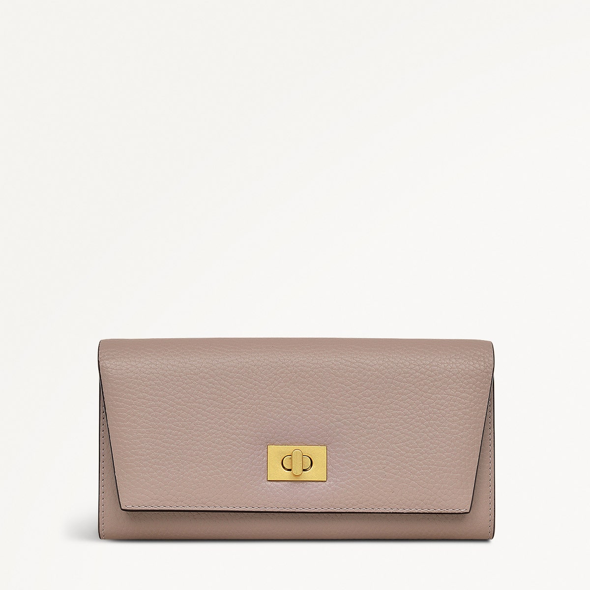 Brook Avenue Leather Large Flapover Wallet in Latte - 111764