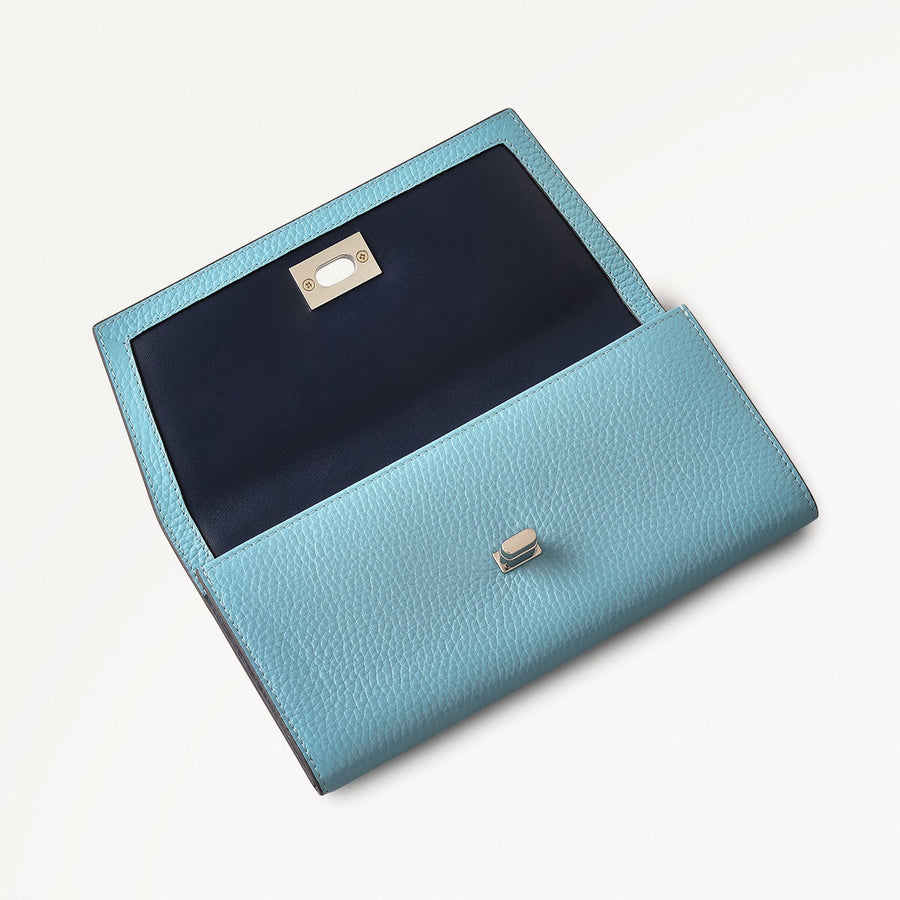 Brook Avenue Leather Large Flapover Wallet in Cameo - 111765