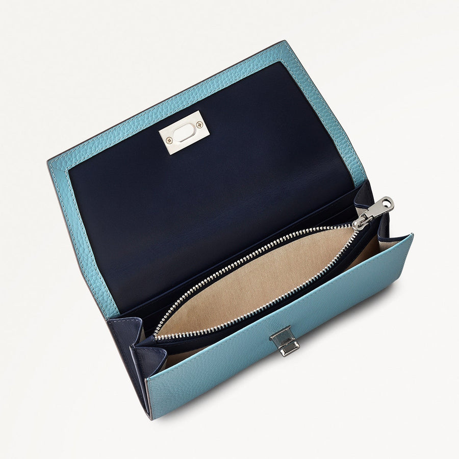 Brook Avenue Leather Large Flapover Wallet in Cameo - 111765