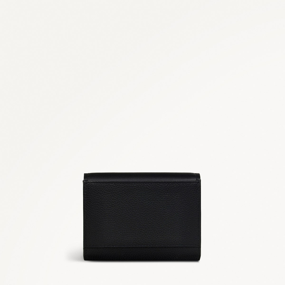 Holmes Avenue Leather Medium Flapover Wallet in Black - 111766