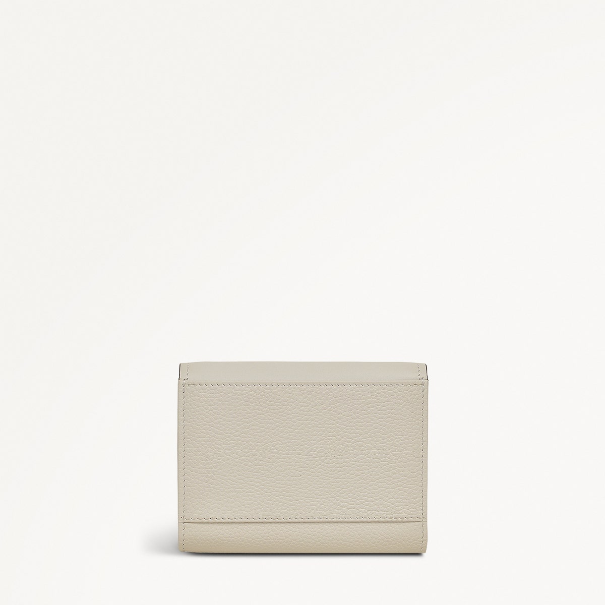 Holmes Avenue Leather Medium Flapover Wallet in Chalk - 111767