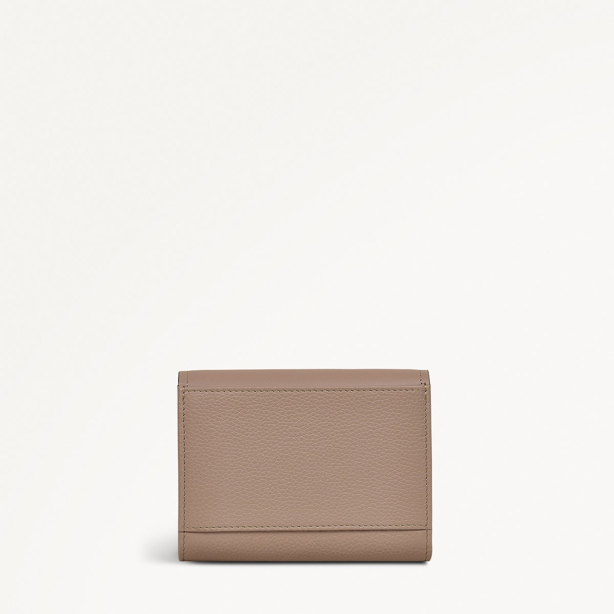 Holmes Avenue Leather Medium Flapover Wallet in Latte - 111768